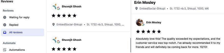Reviews